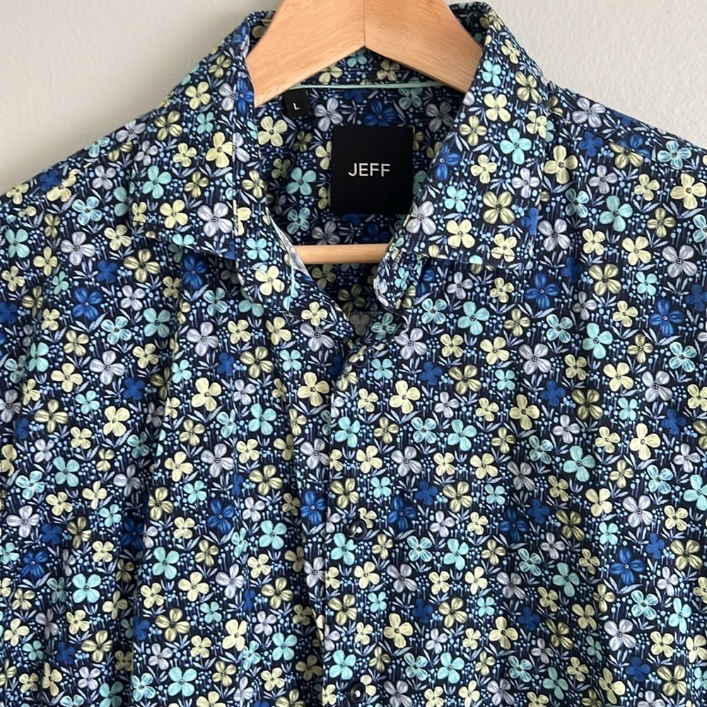 JEFF THE JAY SHORT SLEEVE SHIRT FLORAL PRINT IN LARGE